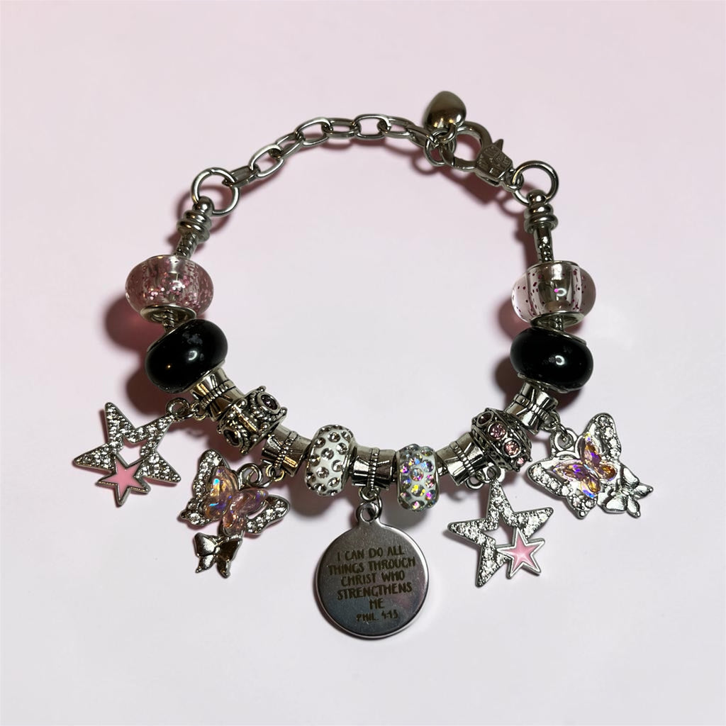 Philippians 4:13 charm bracelet
