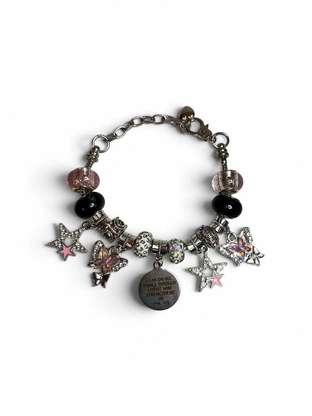 Philippians 4:13 charm bracelet