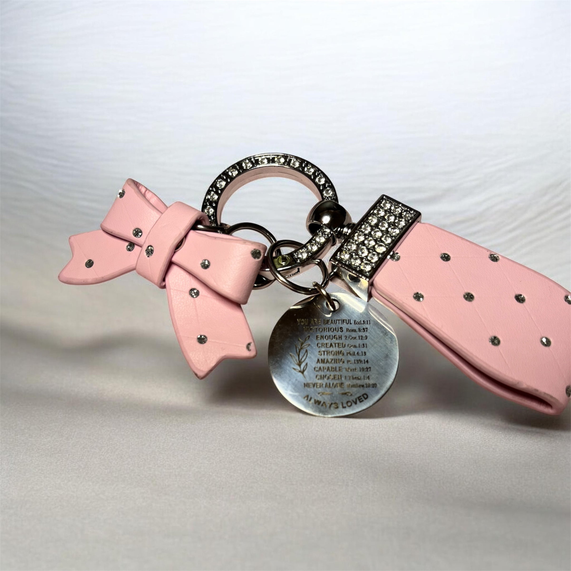 You are loved keychain