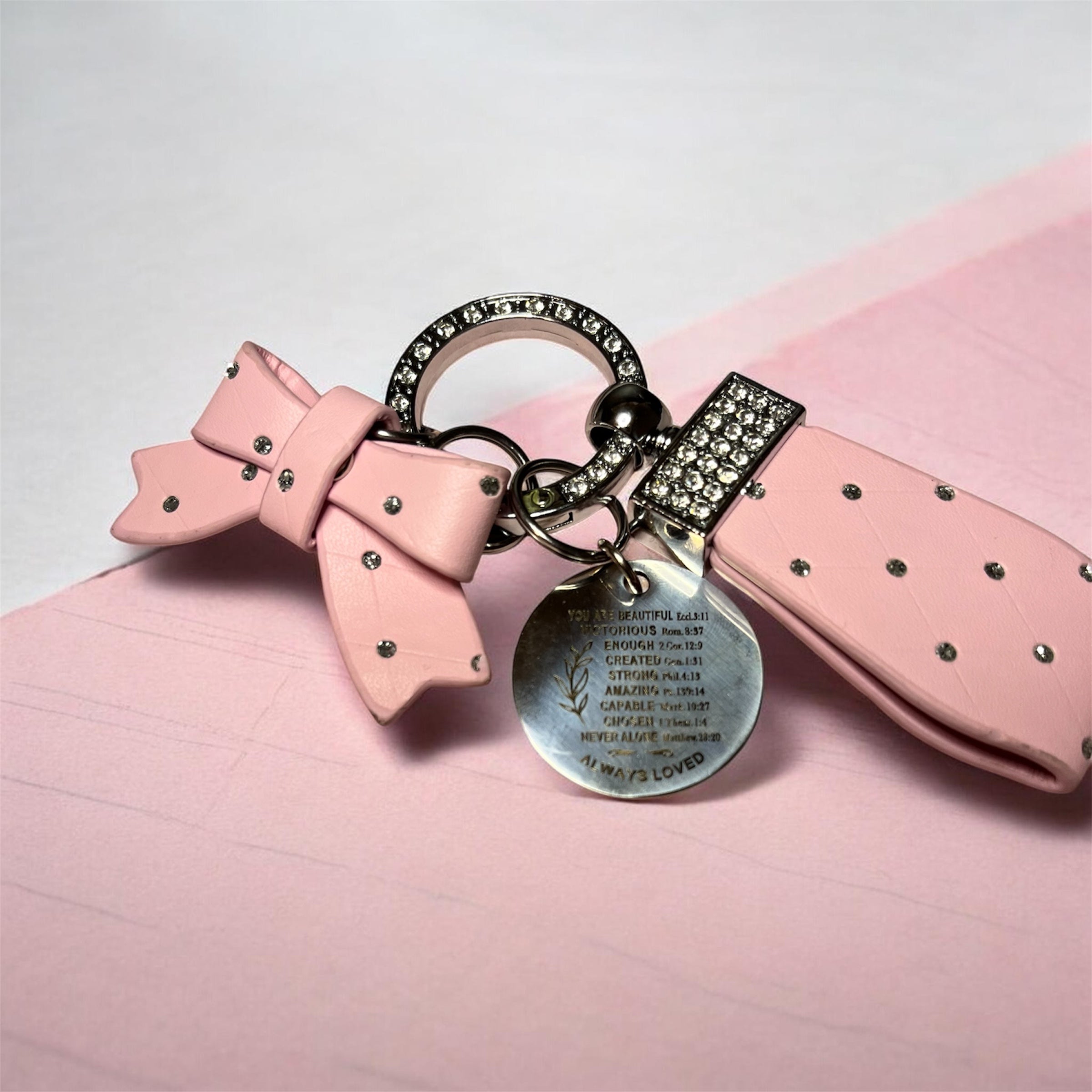 You are loved keychain