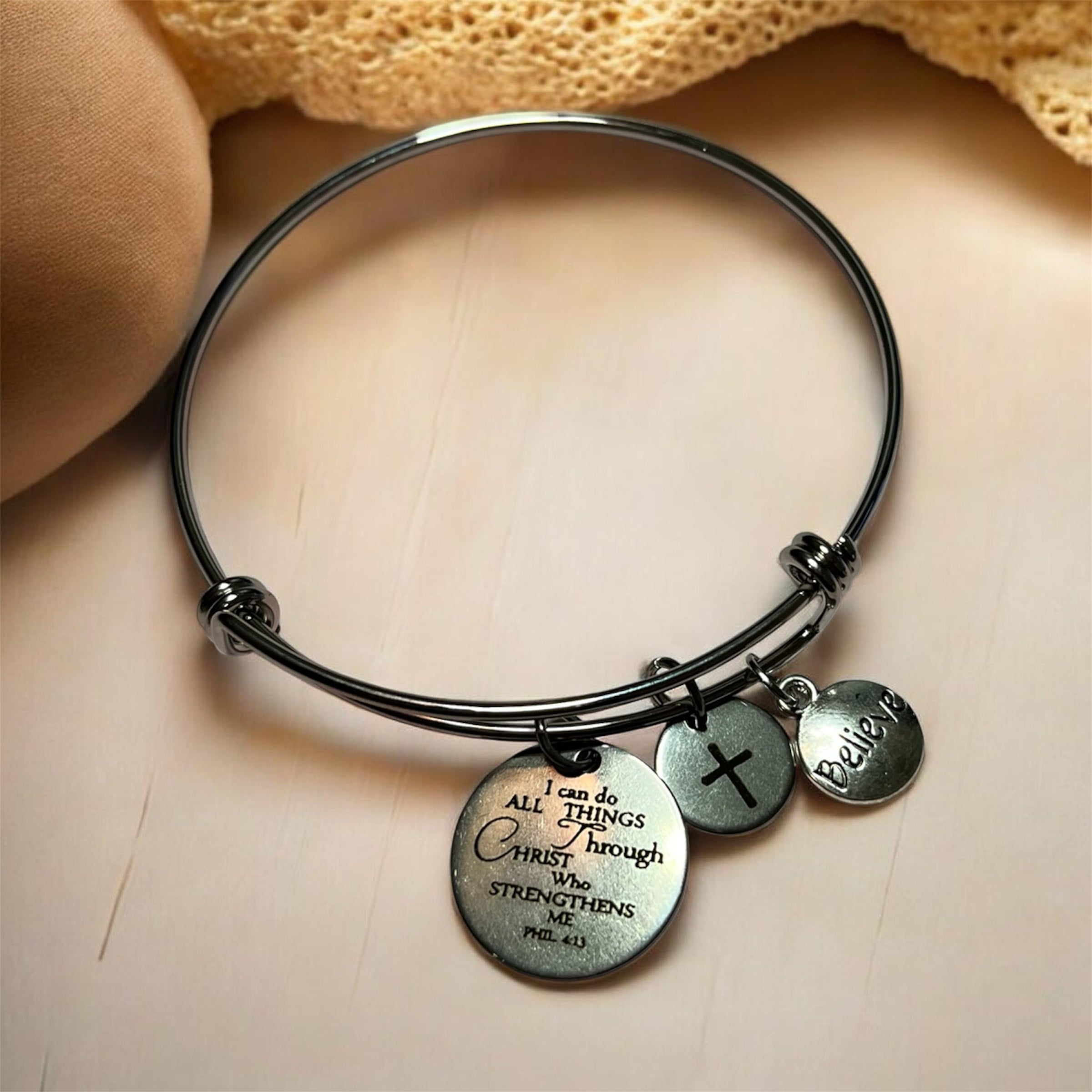 Strength Bangle Bracelet
