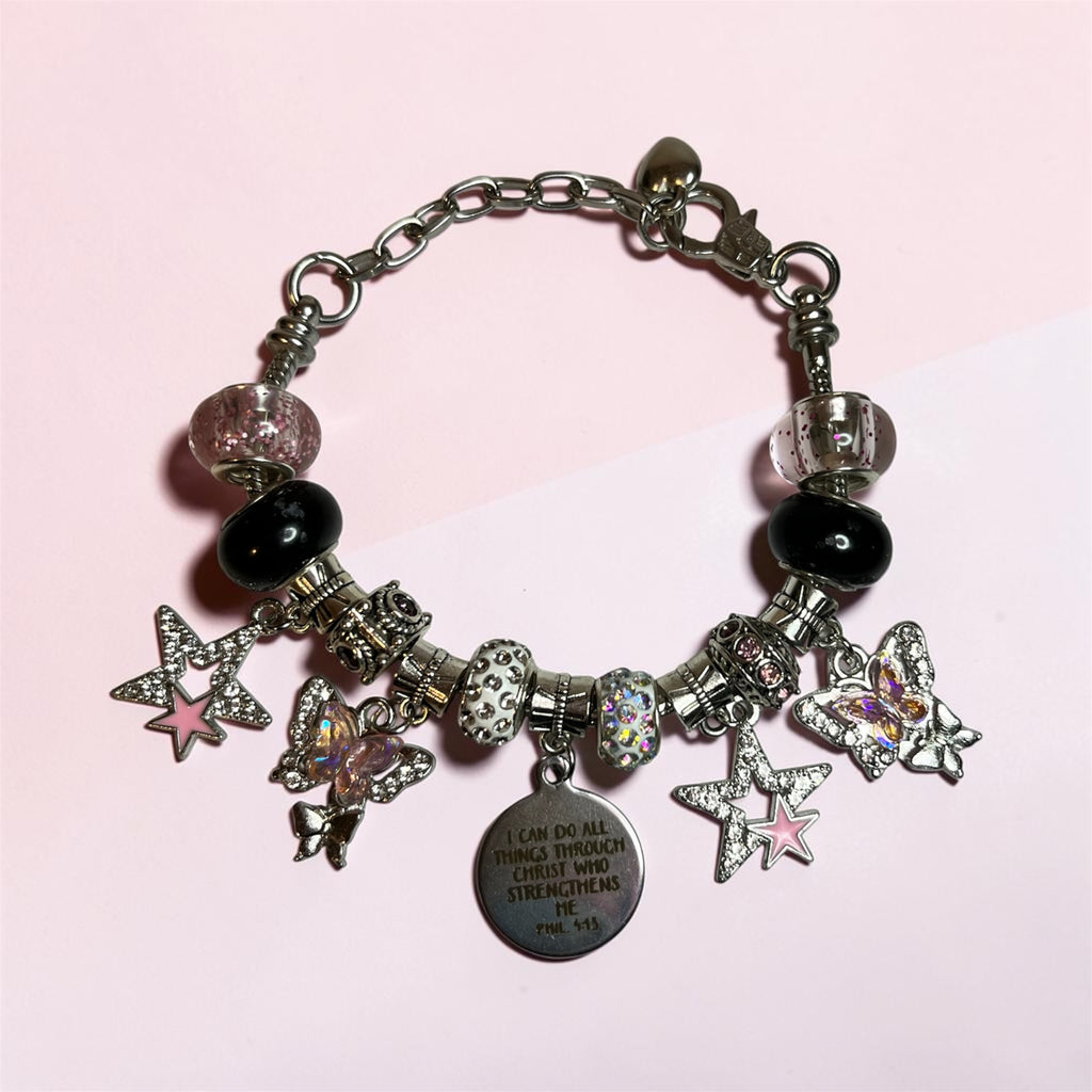 Philippians 4:13 charm bracelet