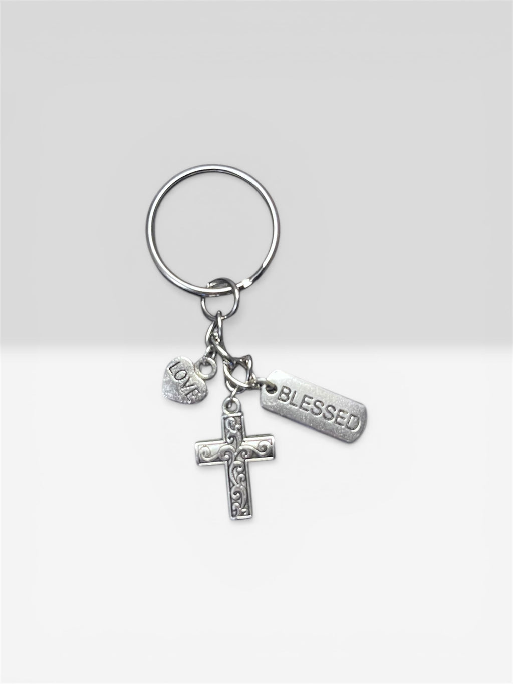 Blessed & Covered Keychain