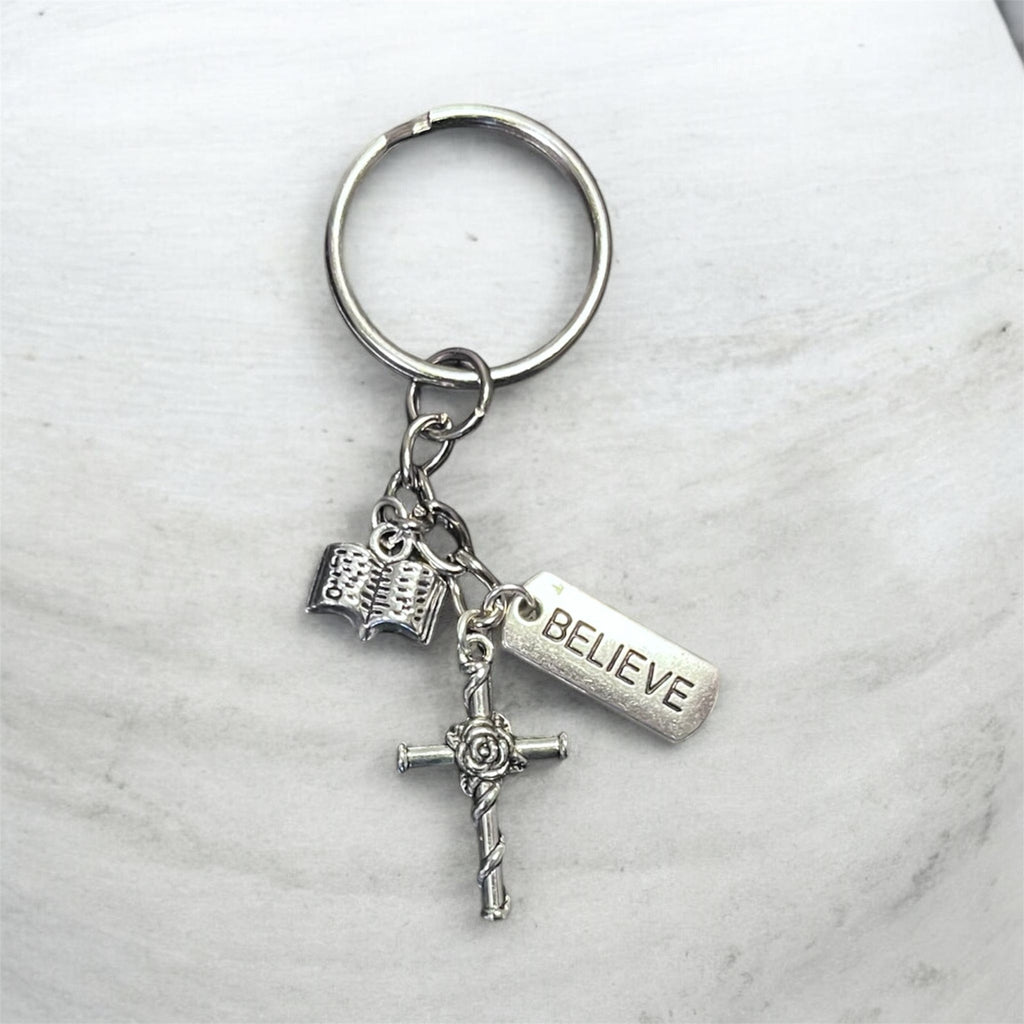 walk by Faith Keychain