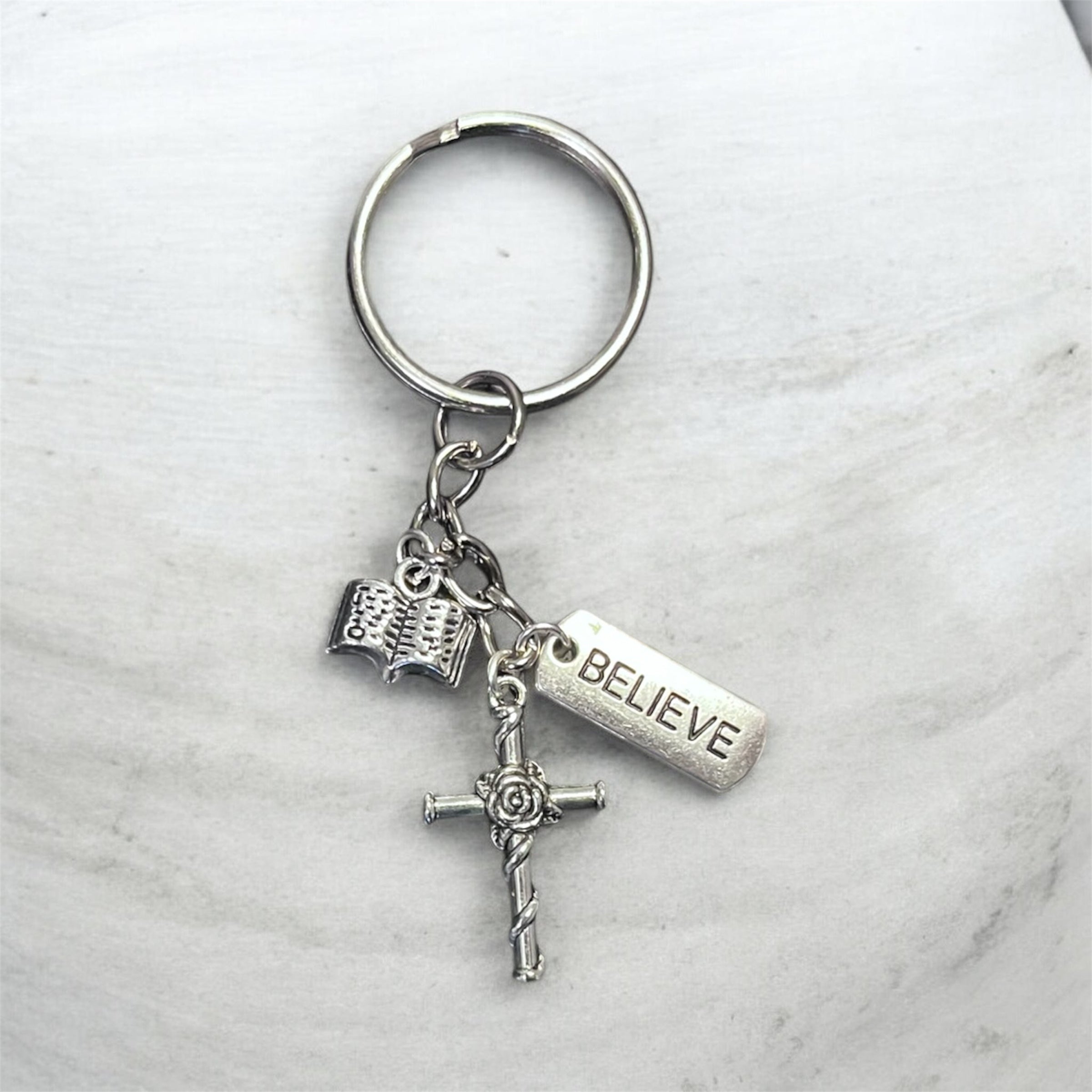 walk by Faith Keychain